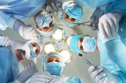 Surgeons perform penis enlargement surgery. 